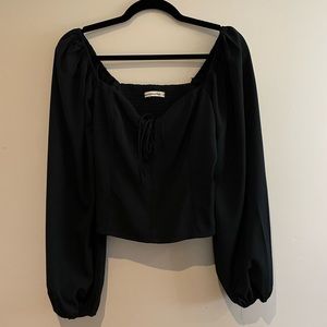 Black Abercrombie blouse